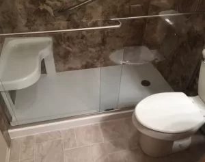 Bathroom remodeling in Republic, MO with elegant shower and tile upgrades